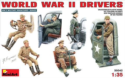 MINIART WWII DRIVERS 1/35