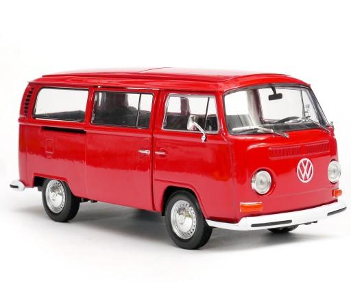 WELLY T2 BUS 1972 RED SURF BOARD  1/24