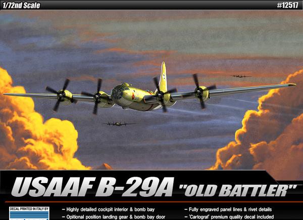 ACADEMY USAAF B-29 OLD BATTLER 1/72