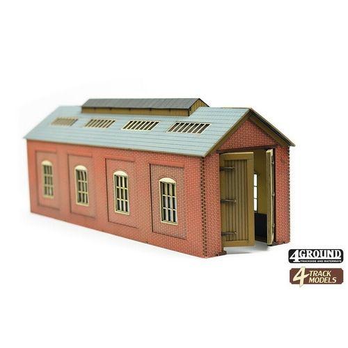 4TRACK ENGINE SHED KIT OO SCALE