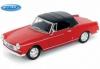 WELLY PEUGEOT 404 CAB RED '63 1/24