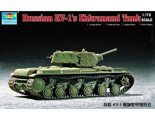 TRUMPETER RUSSIAN KV-1S EHKRANAMI