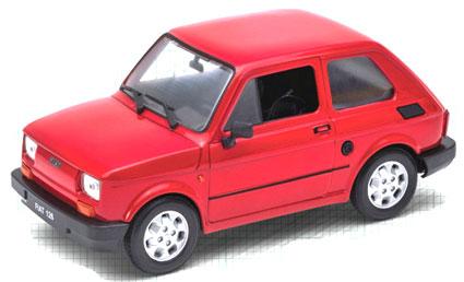 WELLY FIAT 126 RED 1/21