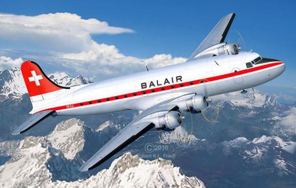 REVELL DC-4 BALAIR/ICELAND AIRWAYS 1/72
