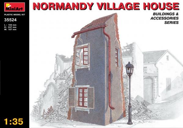 MINIART NORMANDY VILLAGE HOUSE 1/35