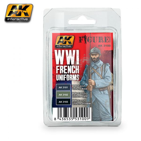 AK INTERACTIVE WW1 FRENCH UNIFORM SET