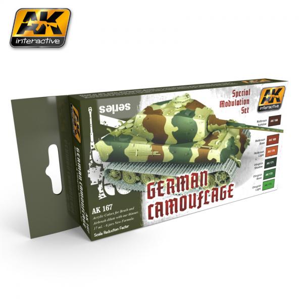 AK INTERACTIVE GERMAN GREEN/BROWN MODULA