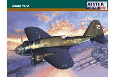 MISTER HOBBY PZL P-37A KOS I 1/72