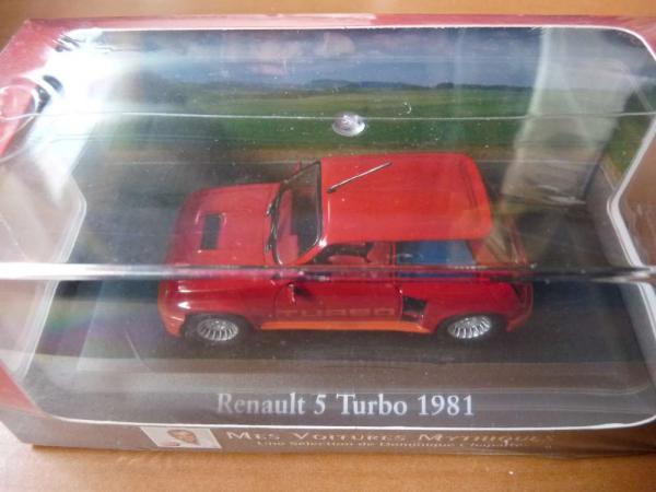 RENAULT 5 TURBO \'81 RED 1/43