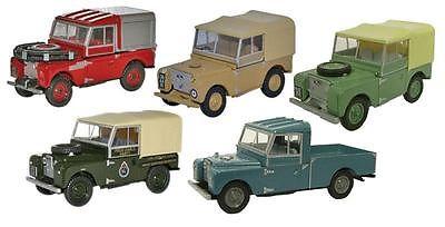 OXFORD 5 PCE LAND ROVER ST OO SCALE