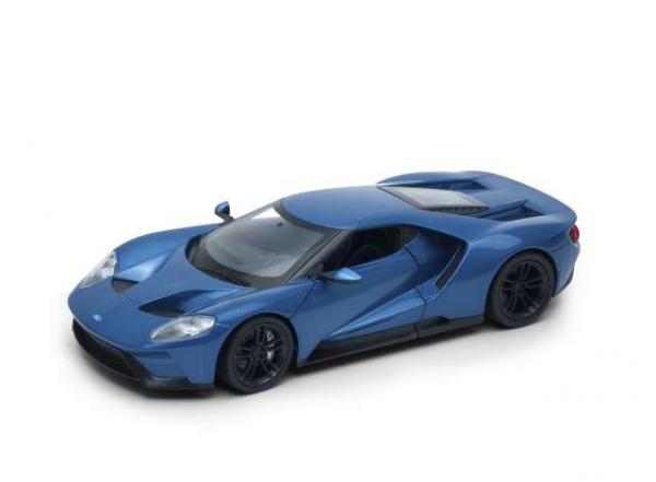 WELLY \'17 FORD GT BLUE 1/24