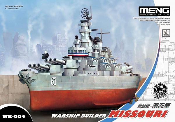 MENG USS MISSOURI CARTOON SHIP