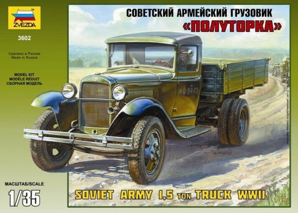 ZVEZDA SOVIET 1.5T ARMY TRUCK 1/35
