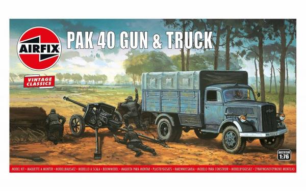 AIRFIX OPRL BLITZ & PAK40 GUN 1/76