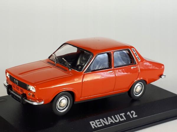 1971 RENAULT 12 RED 1/43