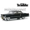 GREENLIGHT '55 CADILAC F/WOOD  BLK 1/24