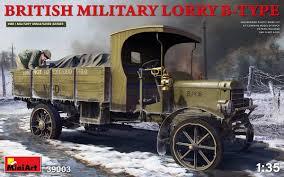 MINIART WWI 1/35 BRITISH LORRY B-TYPE