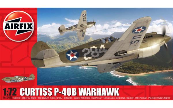 AIRFIX CURTISS P-40B WARHAWK 1/72