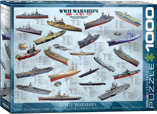EUROGRAPHICS WWII WARSHIPS 1000 PCE