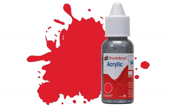HUMBROL 19 RED ACRYLIC PAINT