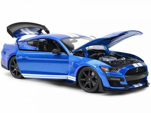 MAISTO 1/18 \'20 FORD SHELBY GT500 BLUE