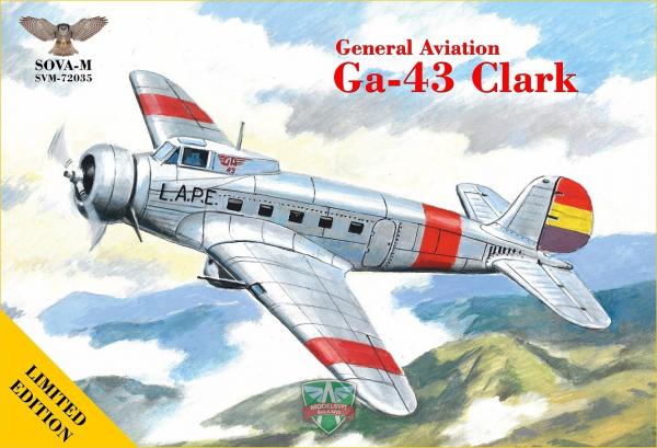 MODELSVIT 1/72 GA-43 CLARK AIRLINER