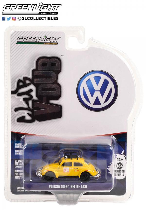 GREENLIGHT VW BEETLE TAXI 1/64