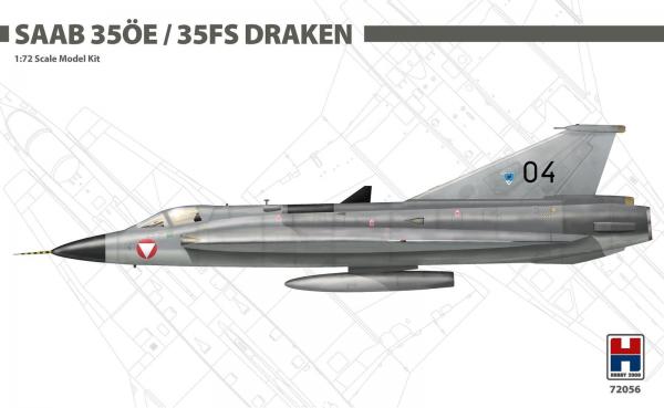 HOBBY 2000 1/72 SAAB 350E/35FS DRAKEN