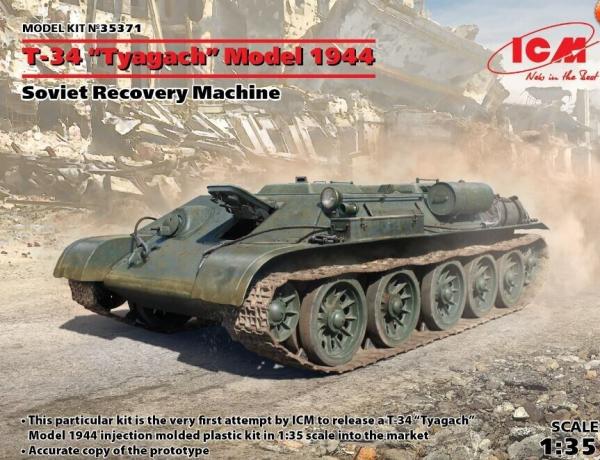 ICM 1/35 T-34 TYAGACH 1944