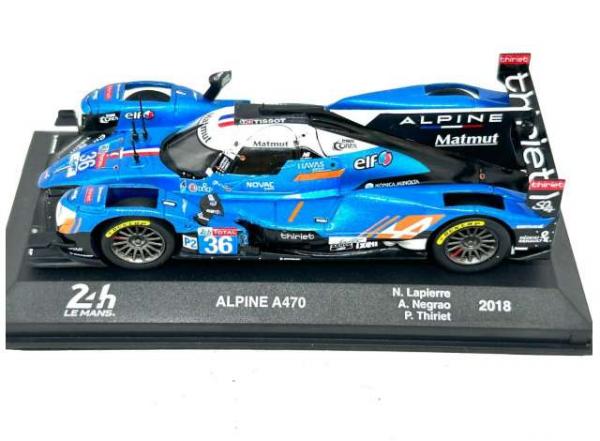 1/43 2018 ALPINE A470 #36 BLUE/BLACK