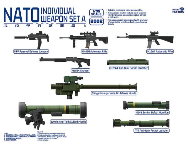 MAGIC FACTORY 1/35 NATO WEAPONS A