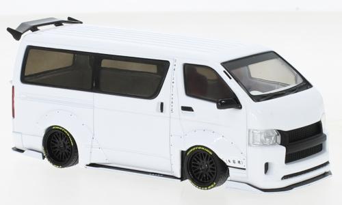 IXO 1/43 TOYOTA HIACE WIDEBODY MET/WHT