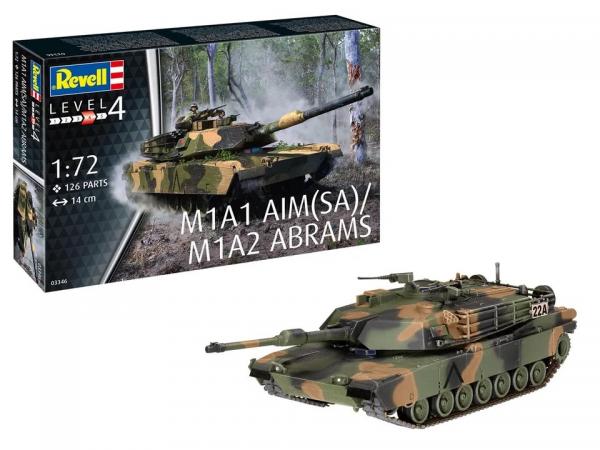 REVELL 1/72 M1A1 AIM(SA) / M1A2 ABRAMS