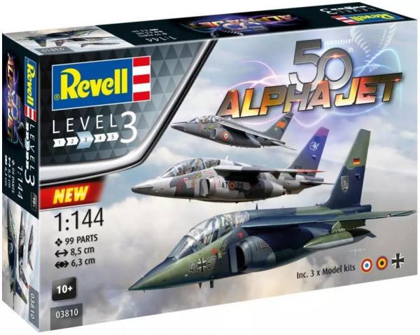 REVELL 50TH ANNI. \'ALPHA JET\' SET 1/144