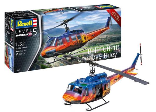 REVELL 1/32 BELL UH-1D GOODBYE HUEY