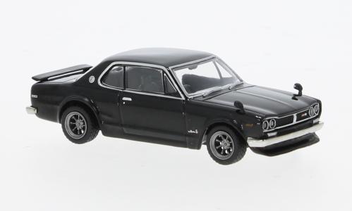 T64 SKYLINE 2000 GT-R KPGC10 BLACK 1/64