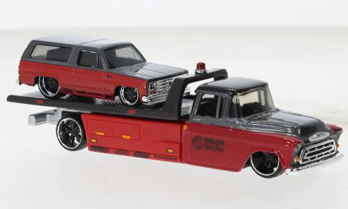 MAISTO 1/64 CHEVY FLATBED + K5 BLAZER