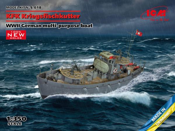 ICM 1/350 KFK GERMAN WWII BOAT