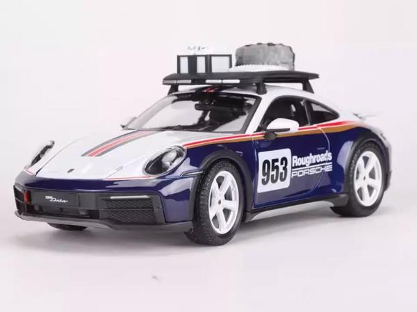 BBURAGO 1/24 PORSCHE 911 DAKAR 2023