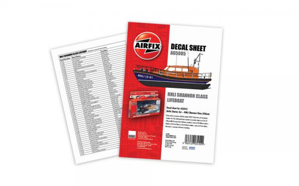 AIRFIX RNLI SHANNON DECAL SHEET