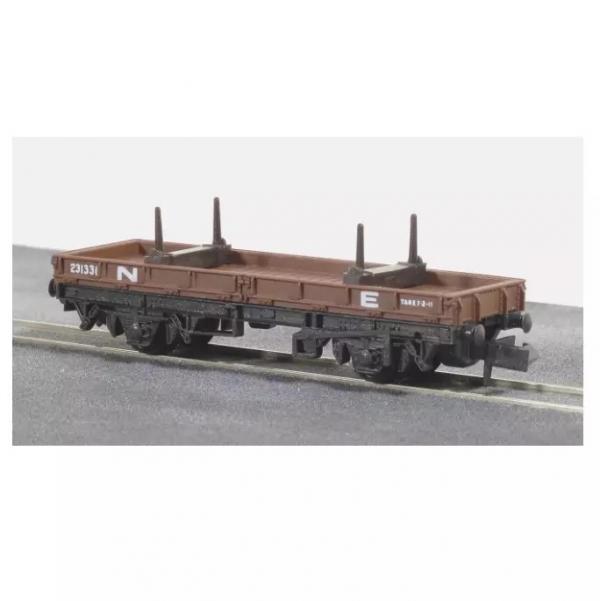 PECO N GAUGE BOLSTER WAGON NE BRN.