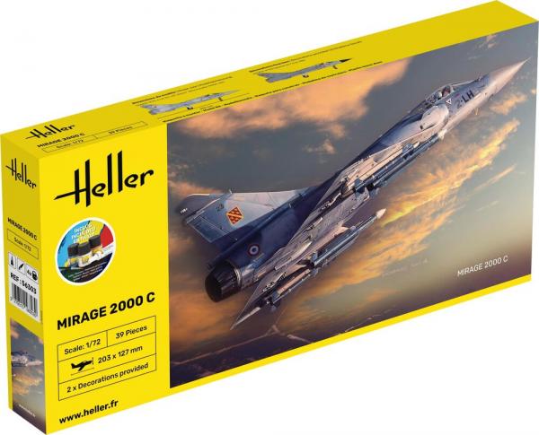 HELLER 1/72 MIRAGE 2000C START SET