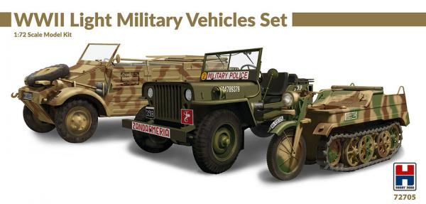 HOBBY 2000 1/72 WWII LIGHT MILIT. VEHICL