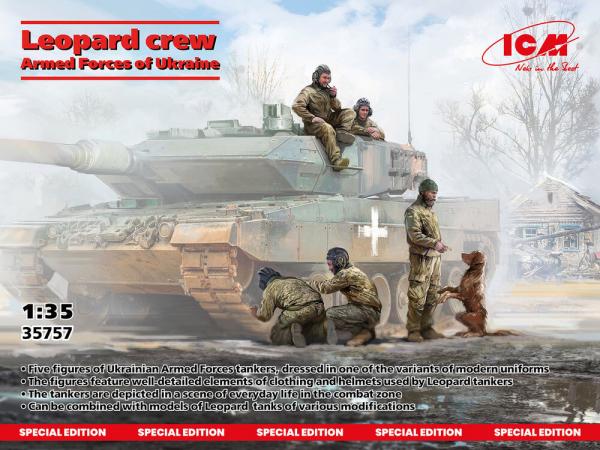 ICM 1/35 LEOPARD CREW UKRANIAN