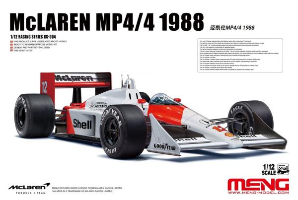 MENG 1/12 MCLAREN MP4/4 1988