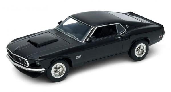 WELLY 1/24 FORD MUSTANG BOSS 429 BLK