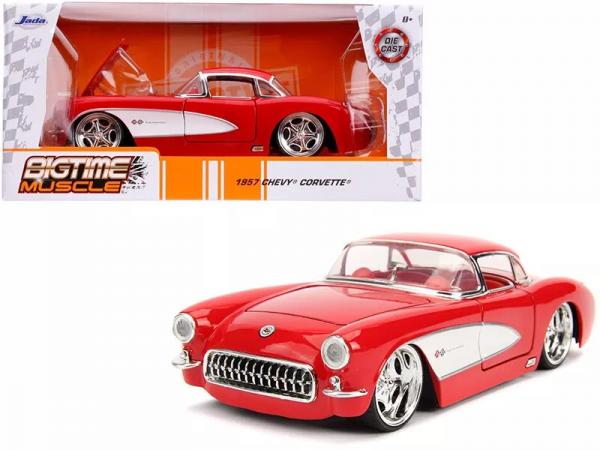 JADA 1/24 1957 CORVETTE BTM