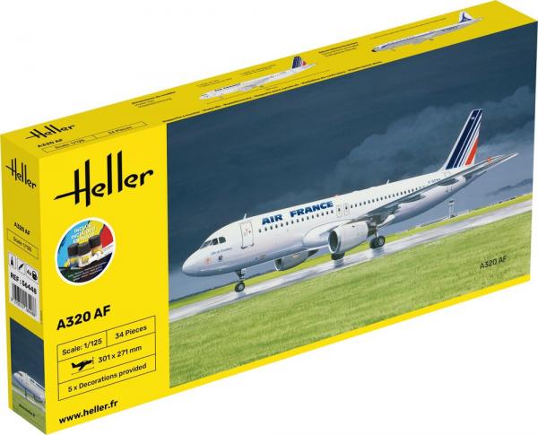 HELLER 1/125 A320 AIR FRANCE START SET