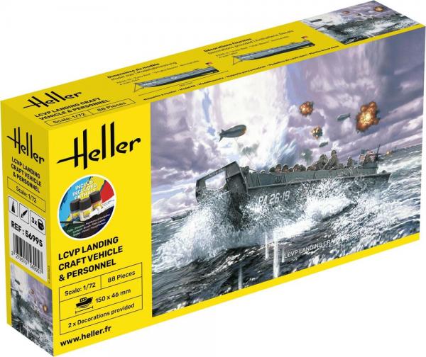 HELLER 1/72 LCVP + FIGURES START SET