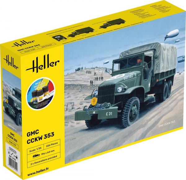 HELLER 1/72 GMC US TRUCK START SET